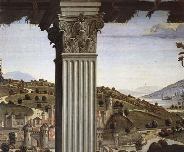 Domenicho Ghirlandaio Details of Anbetung der Hirten oil painting image